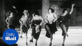 Flapper chorus girls from the 1920s show off their moves - Daily Mail