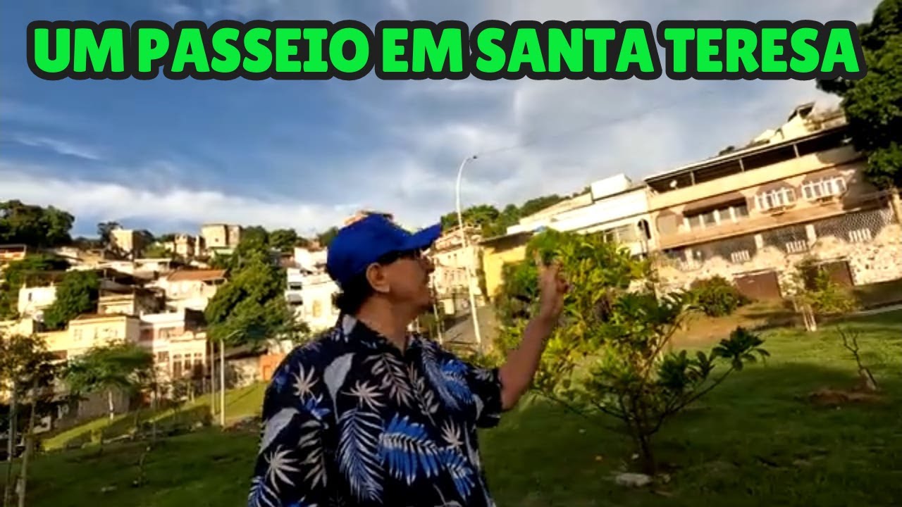 UM PASSEIO NO BAIRRO DE SANTA TERESA RJ por Canal do Mariuu