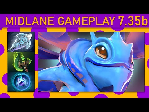 ⭐bzm Puck 15+ Kills! Mid Gameplay 7.35b - Dota 2 Top MMR