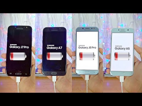 Samsung Galaxy J7 Pro (2017) vs A7 (2017) vs J5 Pro (2017) vs A5 (2017) - Battery Drain Test!