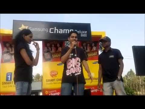 Zerocool raps live on stage