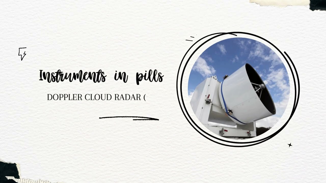 Instrument pills: Doppler cloud radar (DCR)