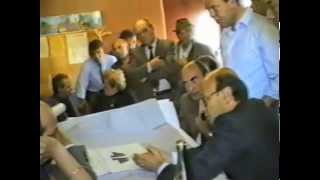 18 ottobre 1986 Mongrando marcia diga Ingagna.  Sopralluogo Commissione LLPP 3.