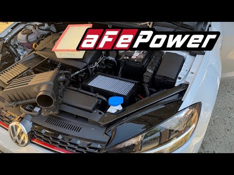SOUND REVS AFE Filter/Snow Guard REMOVED- MK7 GTI
