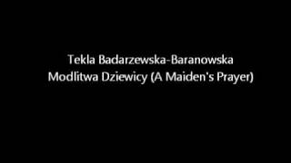 Tekla Badarzewska-Baranowska - Modlitwa Dziewicy (A Maiden&#39;s Prayer) (Piano Solo)