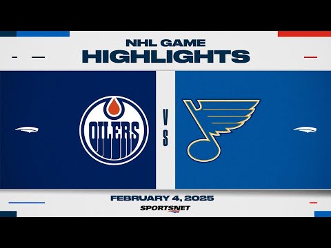 NHL Highlights | Oilers vs. Blues - February 4, 2025