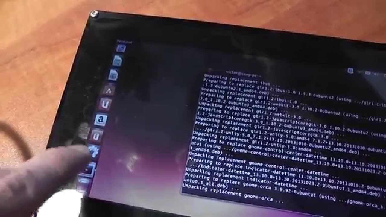 LCD with HDMI and USB capacitive touch