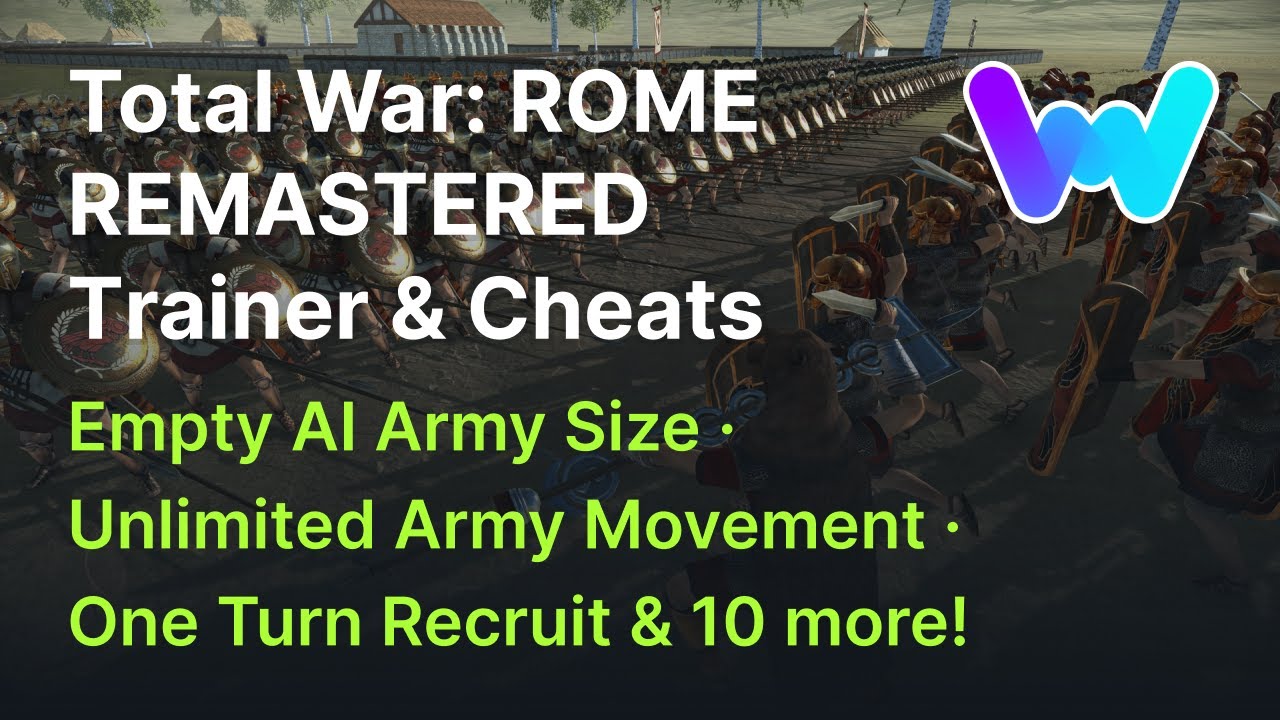 Every Cheat Command In Total War: Rome Remastered