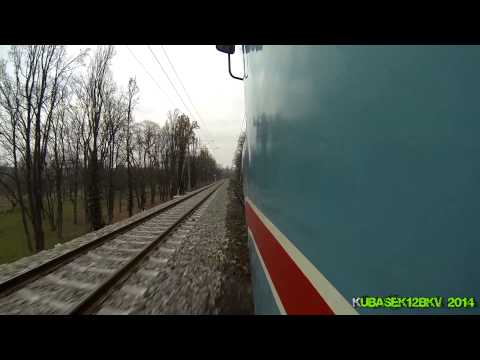 [GoPro] ČD 451 025/026, Roztoky u Prahy - Praha Libeň, 2.1.2014