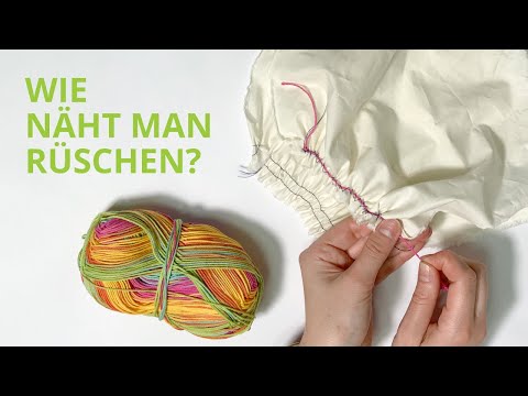 Wie näht man Rüschen?