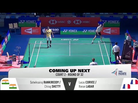 Rankireddy/Shetty vs Corvee/Labar | French Open 2023 Badminton