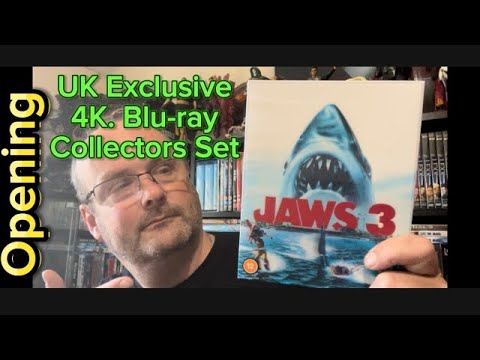 JAWS 3. UK Exclusive 4K-Blu-ray Collectors Set Opening / Unboxing. #jaws #film #movie #bluray