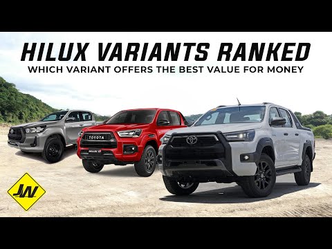 Toyota Hilux Variants Ranked -GR-S vs Conquest VS Hilux G VS Hilux E