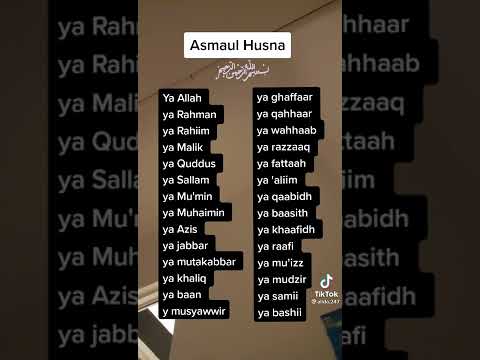 Asmaul Husna    semoga bermanfaat😍😍😍