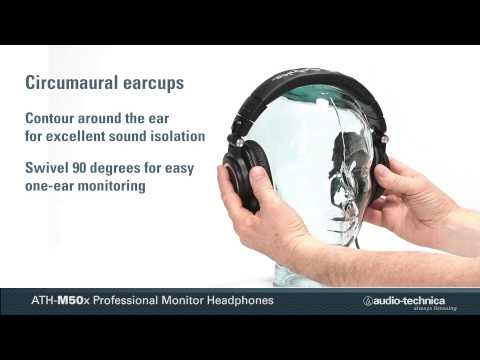 Audio-Technica ATH-M50x Headphones | Reverb Audio-Technica ATH-M50x Headphones | Reverb