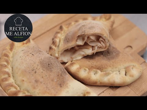 Kalcone e mbushur me proshute pule dhe djath tosti. | Alfio Rrotani