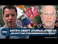 ERFURT Antifa Angriff Reporter Bei Parteitag Der AfD Gejagt Und Zusammengeschlagen
