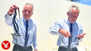 RFK Jr bitten by two snakes after grappling with them