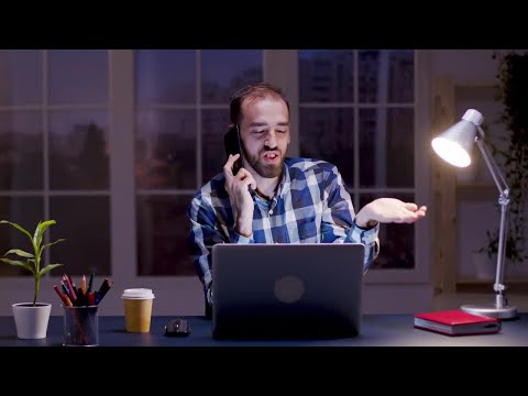 Arguing Over The Phone Stock Video