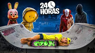 PASSEI A NOITE EM UMA PISTA DE SKATE *Noite do terror !