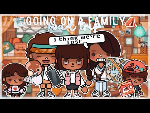 Family Road Trip  🗺️ ⛺️ | *with voice* | Toca Boca TikTok Roleplay