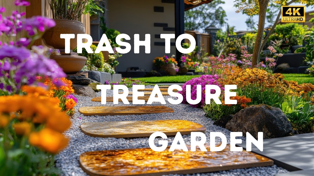 🌸♻️ DIY Garden Art & Upcycling Ideas: Turn Trash into Beautiful Outdoor Decor on a Budget