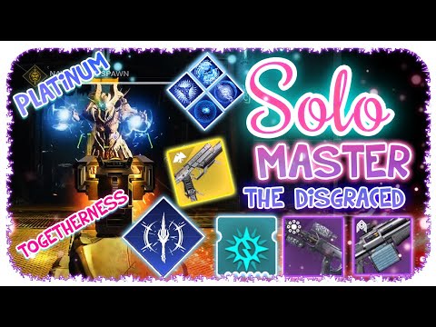 Solo 1340 Ordeal Master Nightfall - Warlock - The Disgraced - Destiny 2 - with Devil's Ruin
