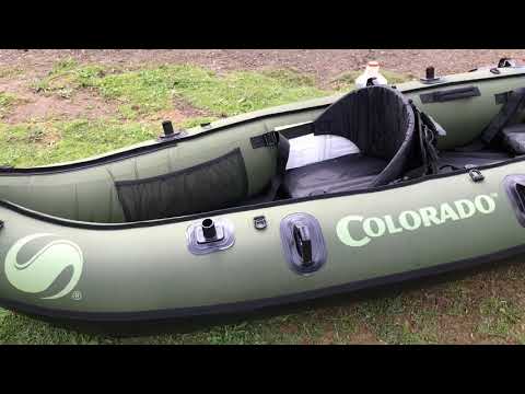 360 View of the Sevylor 2 Person Colorado Kayak with Paddles