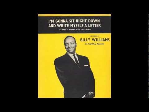 Billy Williams 'I'm Gonna Sit Right Down And Write Myself A Letter' 78 rpm