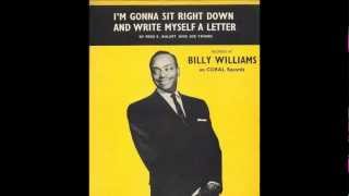 Billy Williams &#39;I&#39;m Gonna Sit Right Down And Write Myself A Letter&#39; 78 rpm
