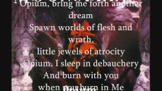 Moonspell Opium lyrics