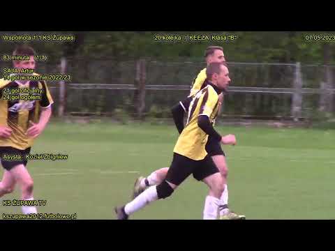 Wspólnota 1-1 KS Żupawa (1-1 Saja Artur) 07.05.2023 / Klasa B