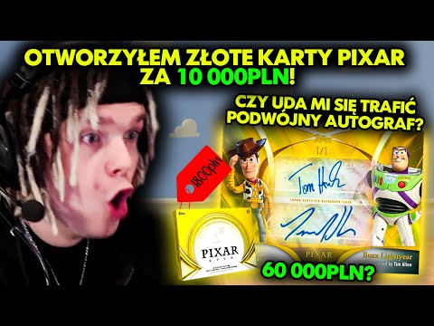 OTWORZYŁEM ZŁOTE KARTY PIXAR ZA 10,000 ZŁ BO CHCĘ TRAFIĆ PODWÓJNY AUTOGRAF ZA 60,000 ZŁ!