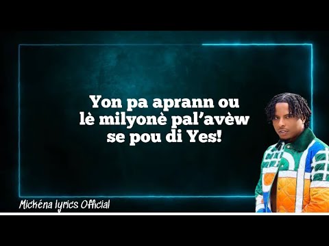 M sou bwè - Kenny Haiti Feat Baky Popilè ( Lyrics Video )
