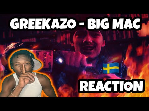 AMERICAN REACTS TO SWEDISH DRILL RAP!Greekazo - BIG MAC (OFFICIAL MUSIC VIDEO)