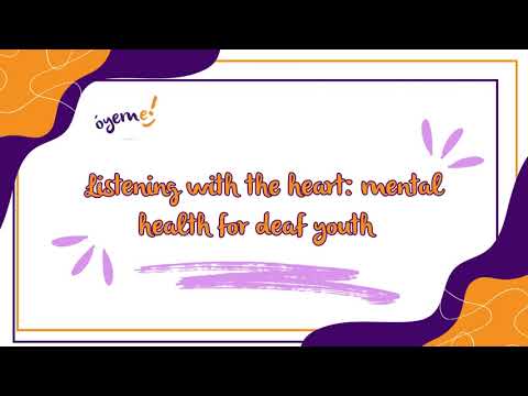 Mental health for deaf youth in Colombia