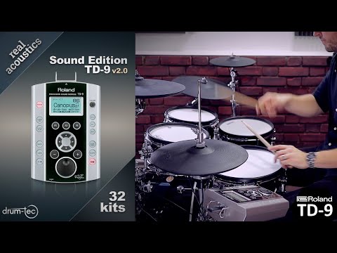 Roland TD-9 Real Acoustics Sound Edition: Custom kits by drum-tec
