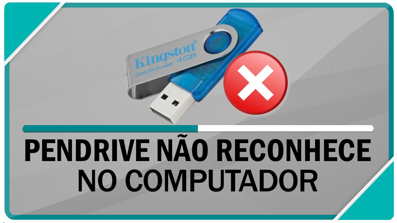 Pendrive não reconhece no computador? Resolva o erro agora!