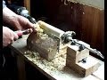 самодельный токарный станок по дереву на основе дрели [ lathe for wood of drill ] 