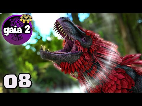OS PODERES DO TARBOSAURUS E O ATAQUE DO GIGA -  MOD GAIA 2 - ARK: SURVIVAL EVOLVED #08