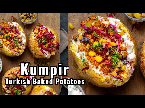 Kumpir Recipe (Turkish Baked Potatoes)