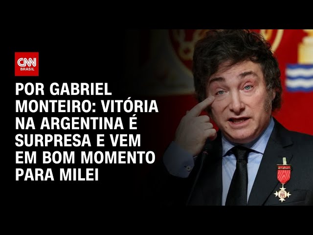 Análise: Vitória na Argentina é surpresa e vem em bom momento para Milei | CNN NOVO DIA