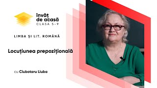 Locuţiunea prepoziţională