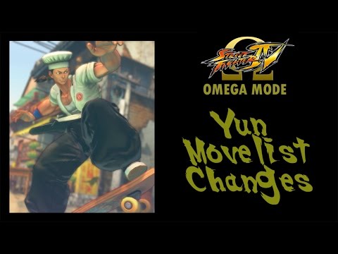 USFIV: Omega Mode - Yun Move List Changes