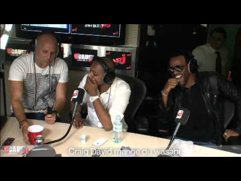 Craig David mange du wasabi - C'Cauet sur NRJ
