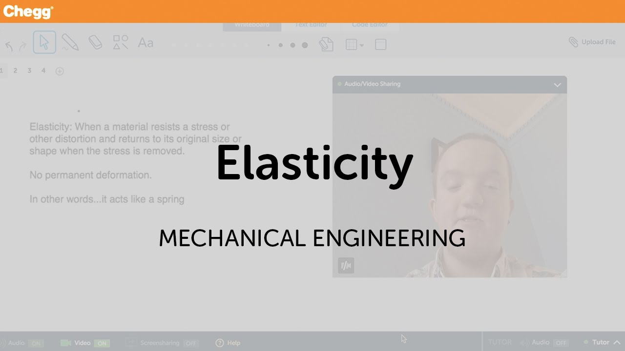 Elasticity | Mechanical Engineering | Chegg Tutors