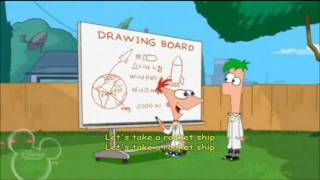 Phineas and Ferb-Let&#39;s Take a Rocket Ship to Space Lyrics(HD)