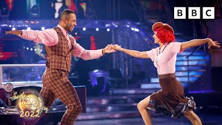 Tyler West &amp; Dianne Buswell Jive toHit The Road Jack by Buster Poindexter ✨ BBC Strictly 2022