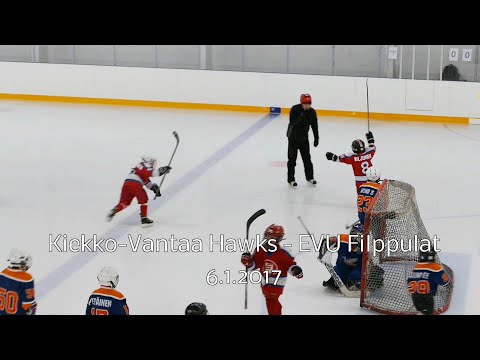 Kiekko-Vantaa Hawks - EVU Filppulat 6.1.2017
