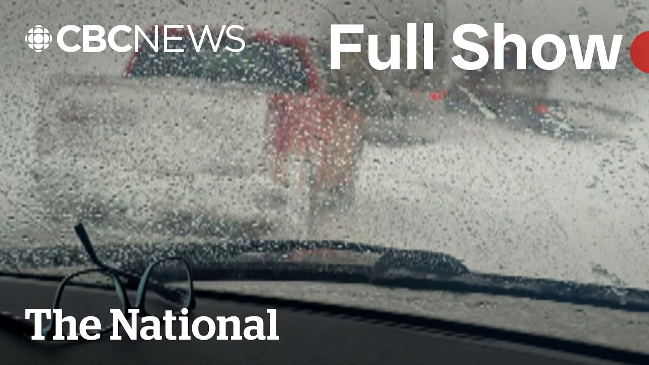 CBC News: The National | Blizzard traps drivers on Alberta highway